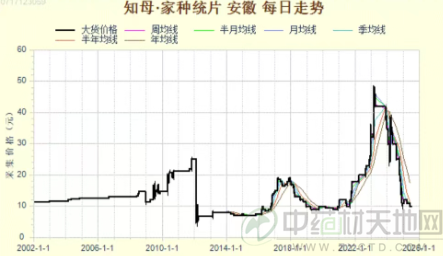 知母已进入“低价期” 后市将会如何？